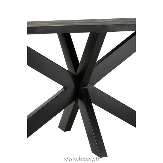 Jolipa J Line Jline Table À Manger Gerard Manguier Bois Noir