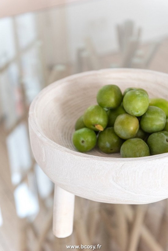 Jolipa J Line Jline Bol Sur Trépied Paulownia Bois Blanc