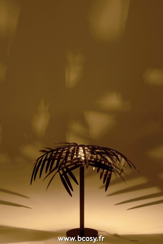 J-Line Éclairage Armatures Luminaires D'intérieur Pieds De Lampe Avec Abat Jour Lampes De Table Jolipa J Line Jline Lampe De Table Feuille Metal Noir