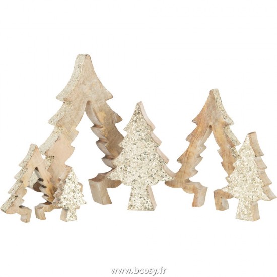 Jolipa J Line Jline Puzzle Arbre Noel Bois Manguier Brillant L
