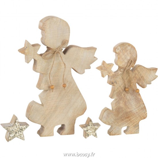 Jolipa J Line Jline Ange Etoile Bois Manguier Brillant L