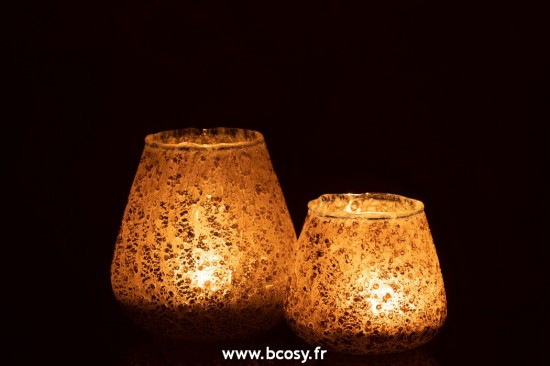 J-Line photophores J Line Phosphore Verre Gris Medium