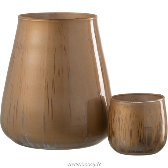 Jolipa J Line Jline Phosphore Verre Antique Brun Large