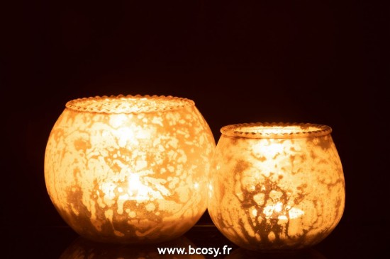 J-Line photophores J Line Phosphore Verre Rose Large