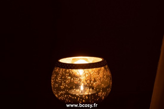 J-Line photophores Jolipa J Line Jline Phosphore Rond Diamants Verre Argent Small