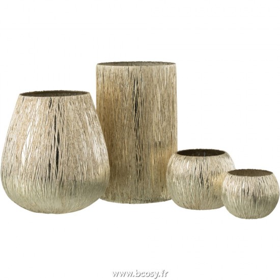 Jolipa J Line Jline Phosphore Verre Argent Large