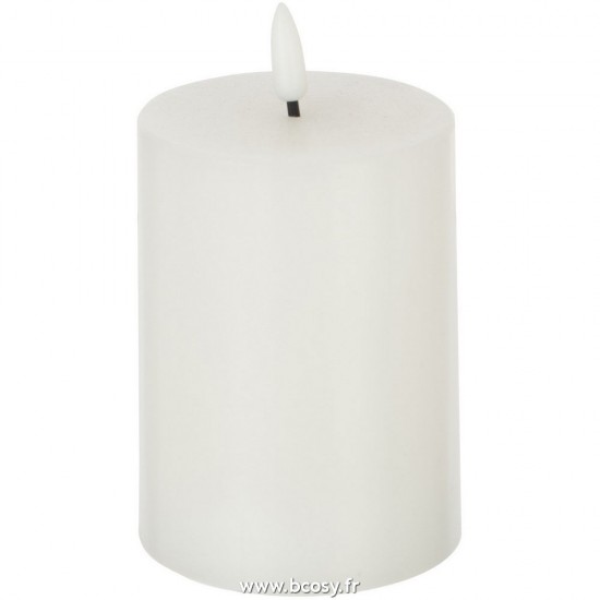 J Line Bougie Led Blanc Small L8xB8xH13 cm Jline 26942 by Jolipa 26942