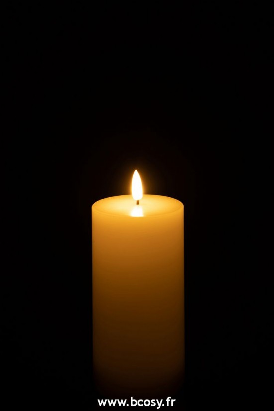 J-Line bougies Jolipa J Line Jline Bougie Led Blanc Medium