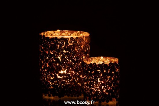 J-Line photophores J Line Photophore Givr Mat Brun Fonce Large