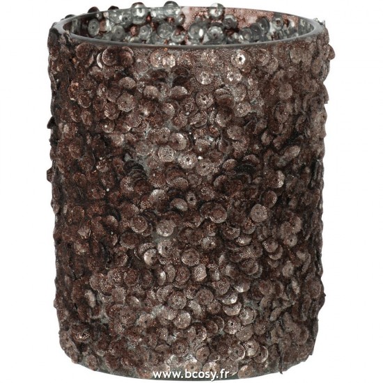 J Line Photophore Givr Mat Vert Fonce Large L10xB10xH12 cm Jline 27132 by Jolipa 27132