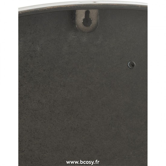 J-Line horloges murales Jolipa J Line Jline Horloge Ronde Chiffres Romains Engrenage Noir Large