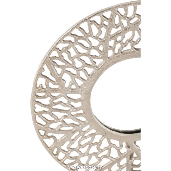 Jolipa J Line Jline Miroir Corail Base Marbre Metal Champagne