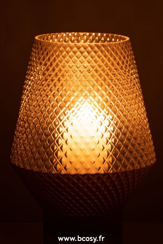 J-Line vases Jolipa J Line Jline Vase Motif Verre Gris Large