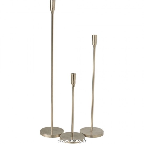 J-Line chandeliers candélabres Jolipa J Line Jline Chandelier Metal Argent Large