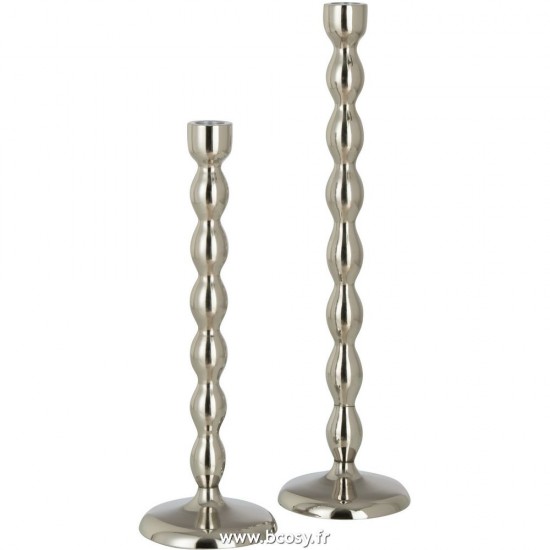 J-Line chandeliers candélabres Jolipa J Line Jline Chandelier Spheres Brillante Aluminium Argent Large