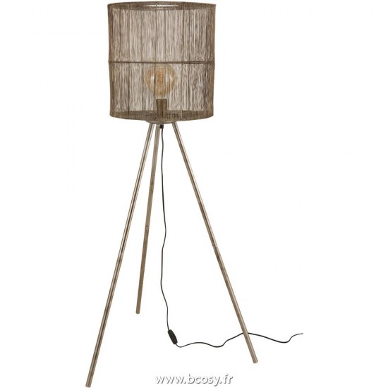 J Line Lampe Metal Antique Marron Large 140 Jline 2980 by Jolipa 2980