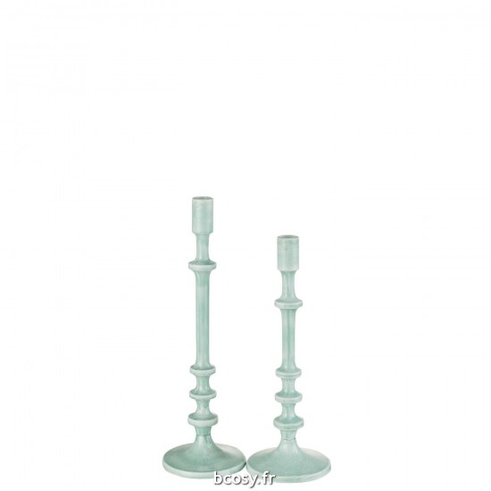 J-Line J Line chandeliers candélabres Jolipa Chandelier Classique Aluminium Bleu L.