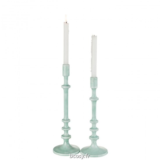 Jolipa Chandelier Classique Aluminium Bleu L.