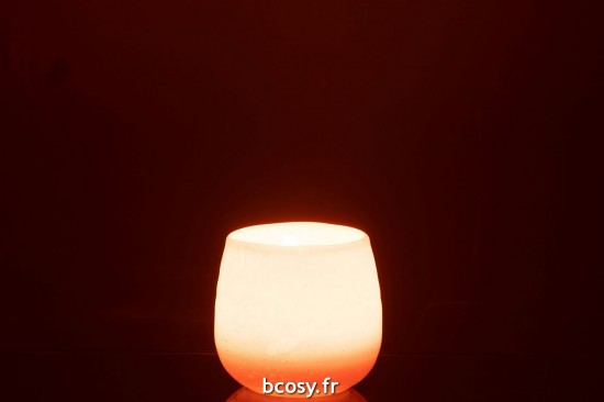 J-Line J Line vases Jolipa Vase Juliette Verre Orange Rose Small.