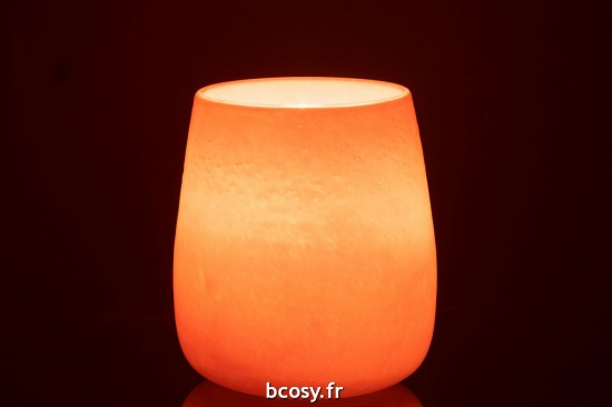 J-Line J Line vases Jolipa Vase Juliette Verre Orange Rose Large.