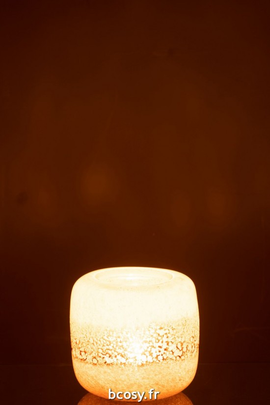 J-Line J Line vases Jolipa Vase Opi Verre Marron Beige Small.