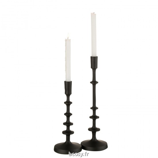 Jolipa Chandelier Izy Aluminium Noir Large.