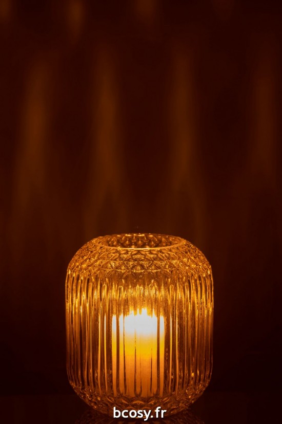 J-Line J Line vases Jolipa Vase Droit Taille Verre Jaune Small.