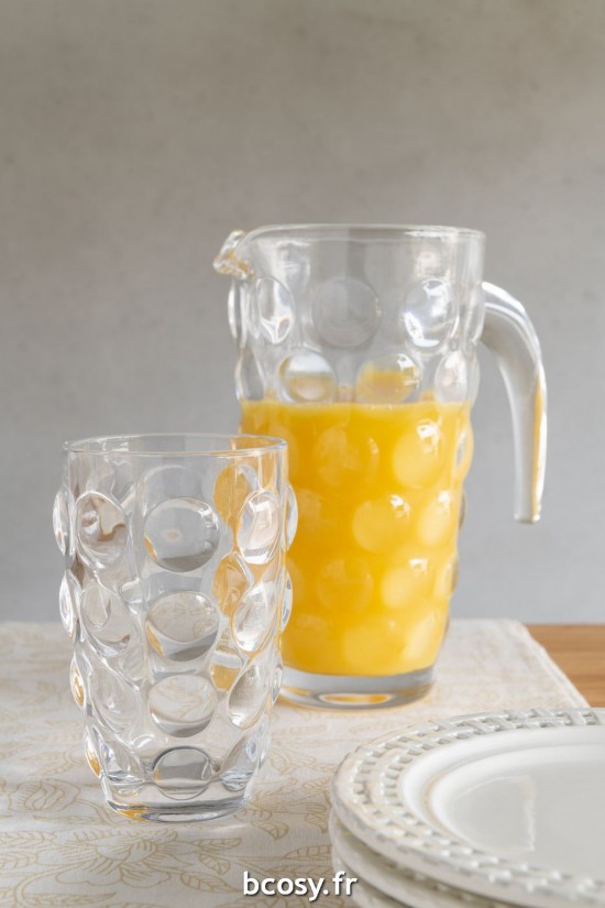 Jolipa Verre A Limonade Loupe Verre Transparent.