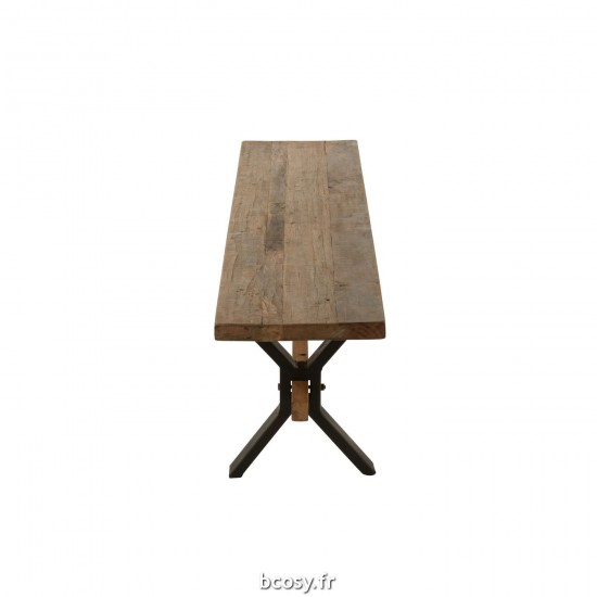 J-Line J Line canapés Jolipa Banc Vielli Bois Marron.