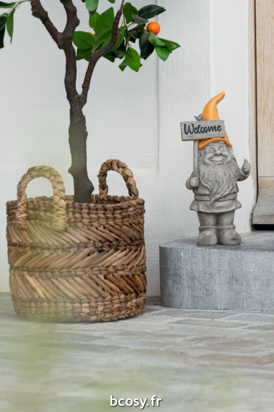 Jolipa Set 3 Panier Tresse Raffia Naturel.