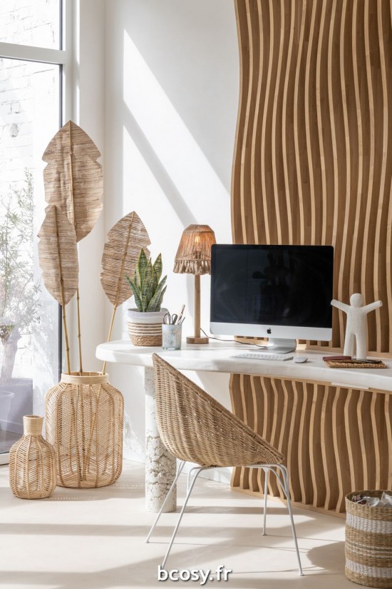 Jolipa Panier Ines Raffia Naturel.