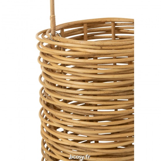 Jolipa Lanterne Isabelle Rotin Naturel.