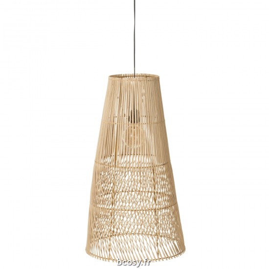 J Line Abat Jour Alix Rotin Natural L37xB37xH75 cm JLine 30996 by Jolipa 30996.