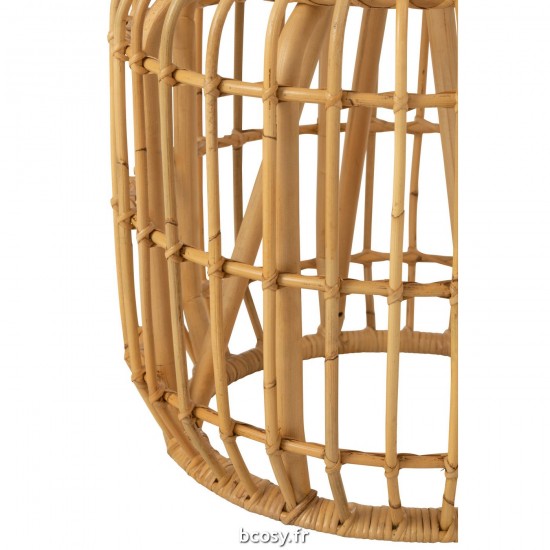 J-Line J Line tables d appoint bouts de canapé Jolipa Table Basse Sirine Rotin Naturel.