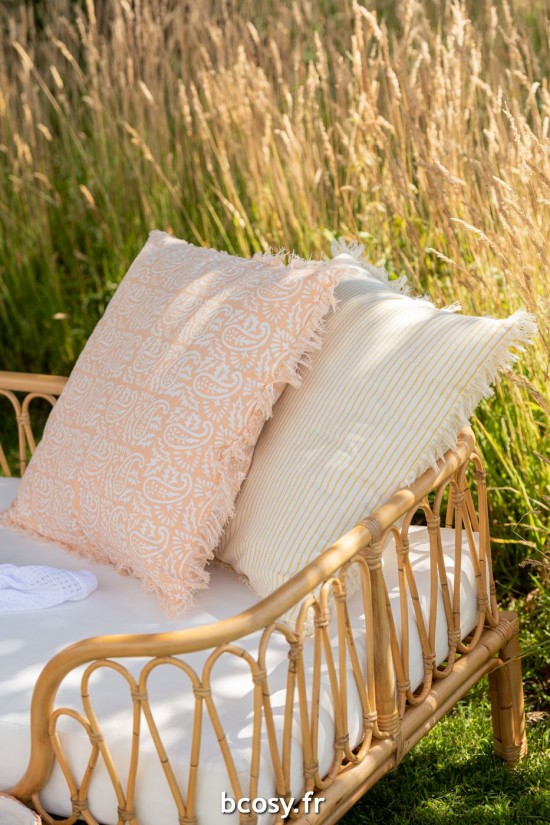 Jolipa Letto Pierre Rattan Naturale.