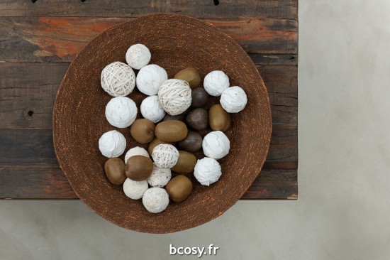 Jolipa Coupe Marie Herbes Marines Marron.