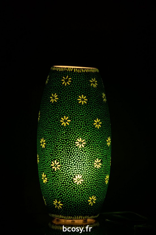 J-Line J Line Éclairage Armatures Luminaires D'intérieur Pieds De Lampe Avec Abat Jour Lampes De Table Jolipa Lampe Bram Verr.