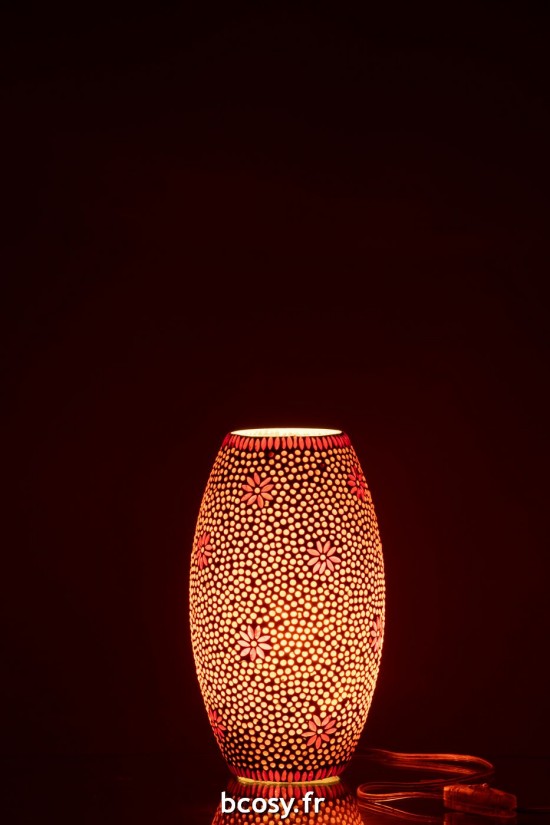 J-Line J Line Éclairage Armatures Luminaires D'intérieur Pieds De Lampe Avec Abat Jour Lampes De Table Jolipa Lampe Bram Verr.