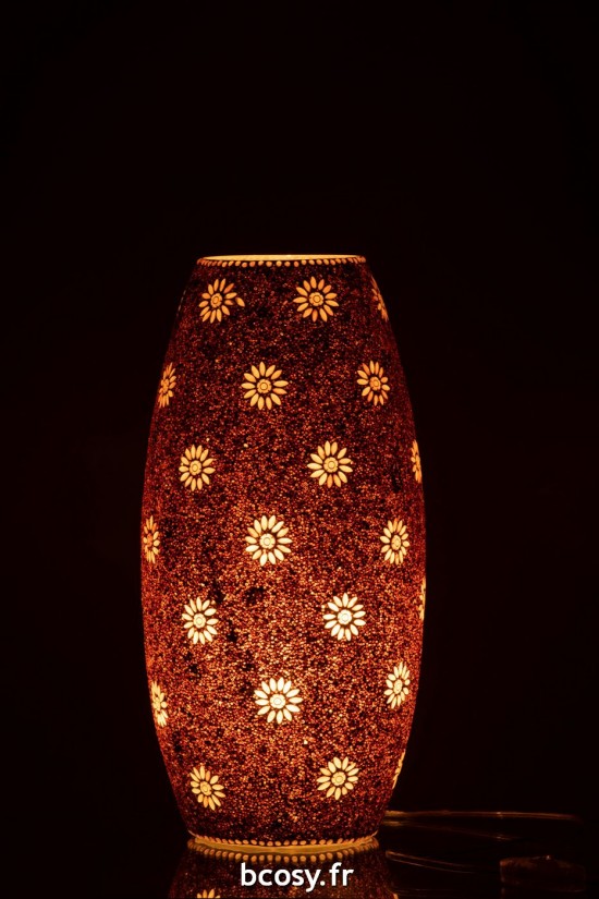 J-Line J Line Éclairage Armatures Luminaires D'intérieur Pieds De Lampe Avec Abat Jour Lampes De Table Jolipa Lampe Bram Verr.