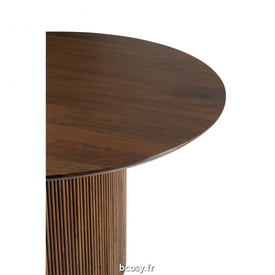 J-Line J Line tables a manger de repas Jolipa Table Vincent Bois De Manguier Marron Large.