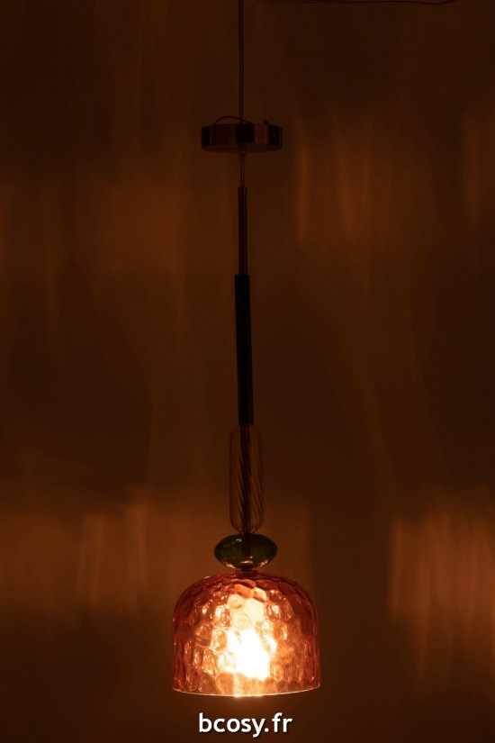 J-Line J Line lampes suspendues suspensions pendantes Jolipa Suspension Fiona Verre Mix.