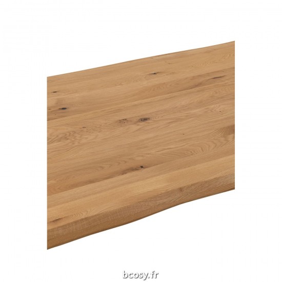 J-Line J Line tables a manger de repas Dessus De Table Chene Naturel Large (240X95Xalèse 4Cm).