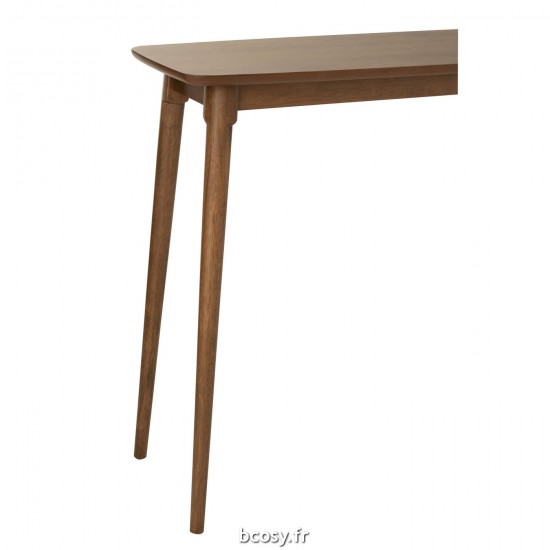 Jolipa Console Rectangle Bois Marron.