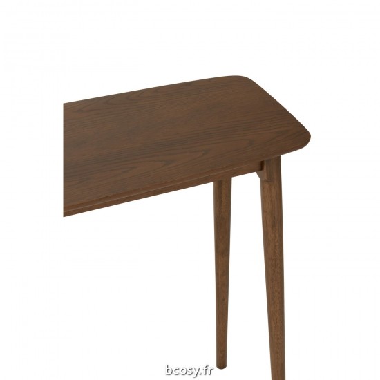J-Line J Line tables de drapier murales Console Rectangle Bois Marron.