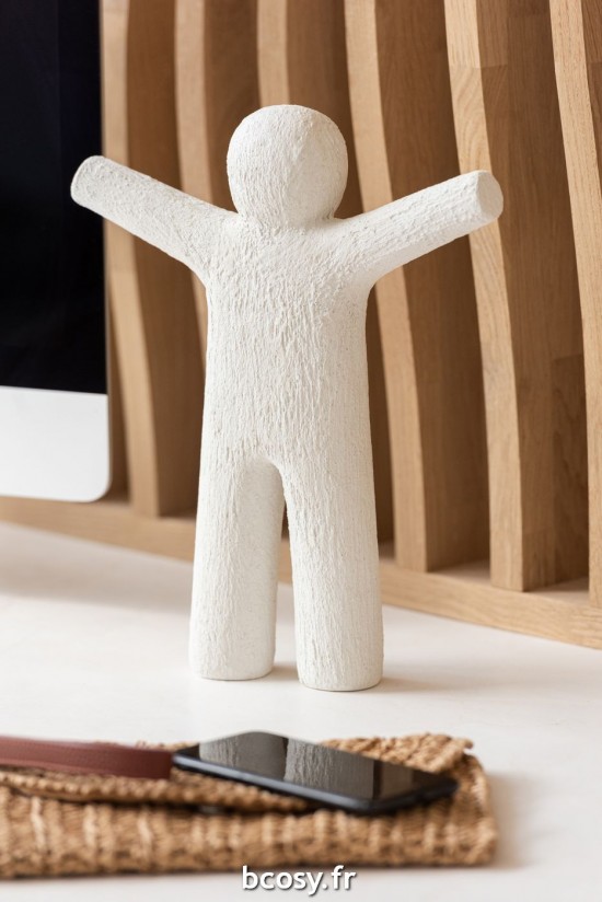 Jolipa P Tit Maurice Rugueux Poly Blanc Casse Small.