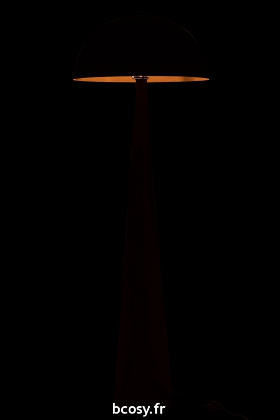 J-Line J Line Lampadaires Lampes Raides Debouts Sur Pied De Sol Jolipa Lampe De Table Champignon Metal Mat Noir.