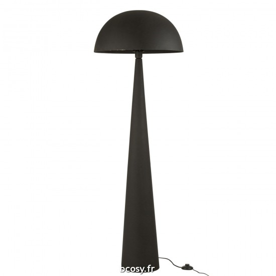 J Line Lampe De Table Champignon Metal Mat Noir L51xB51xH148 cm JLine 33158 by Jolipa 33158.