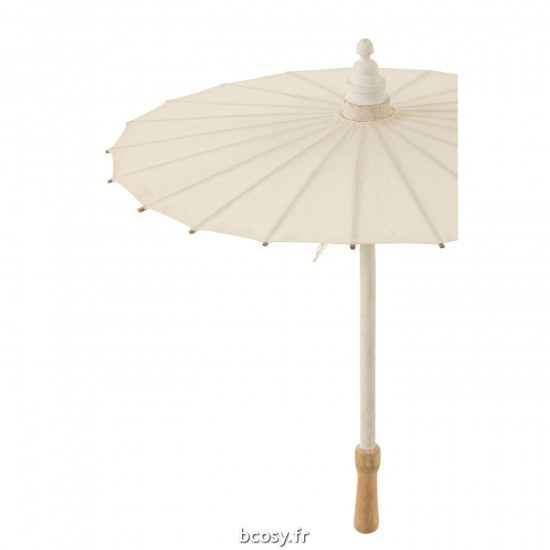 Jolipa Parasol Coton Bois Blanc.