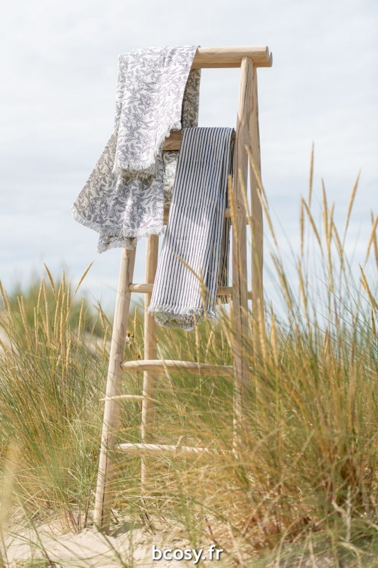 Jolipa Nappe Indi Textile Noir Assortiment De 2.