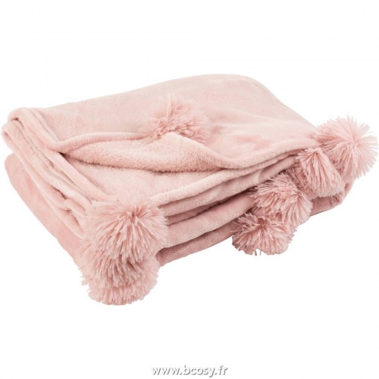 J Line Plaid Pompon Polyester Rose Bebe Jline 3480 by Jolipa 3480